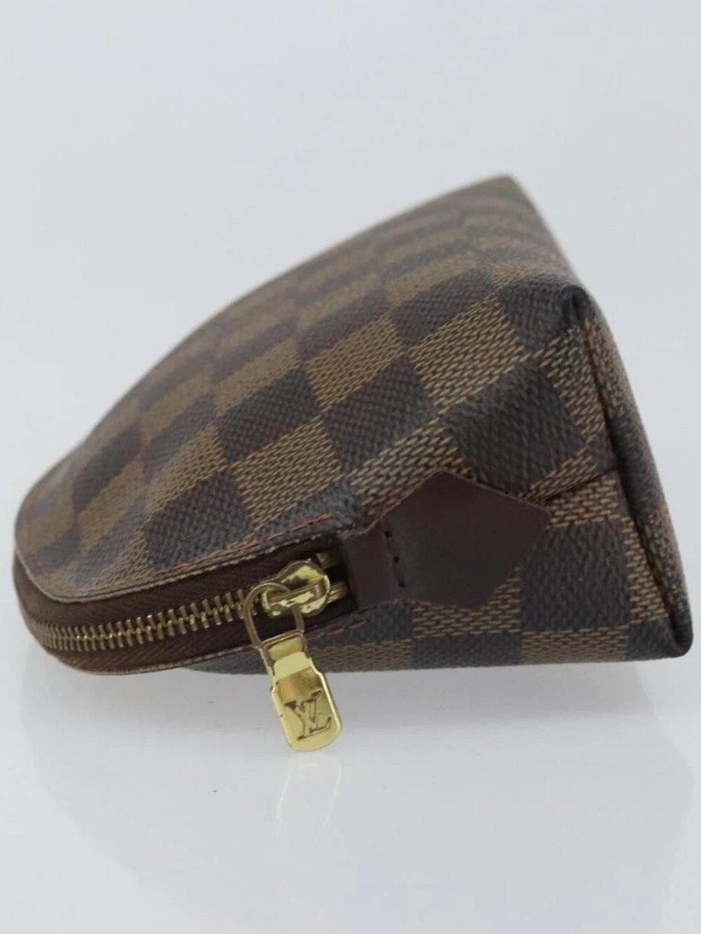 LOUIS VUITTON Damier Ebene Pochette Cosmetic PM Pouch - Picture 7 of 16